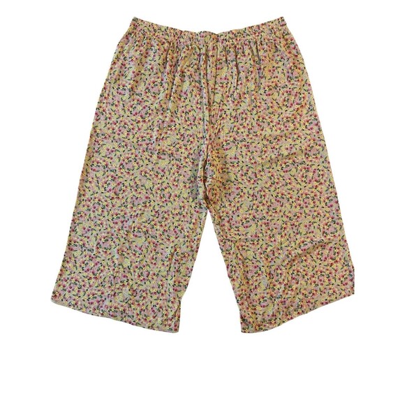 Torrid Women’s Plus 4 Cropped Wide Leg Pants Floral Print Lightweight - Picture 2 of 10